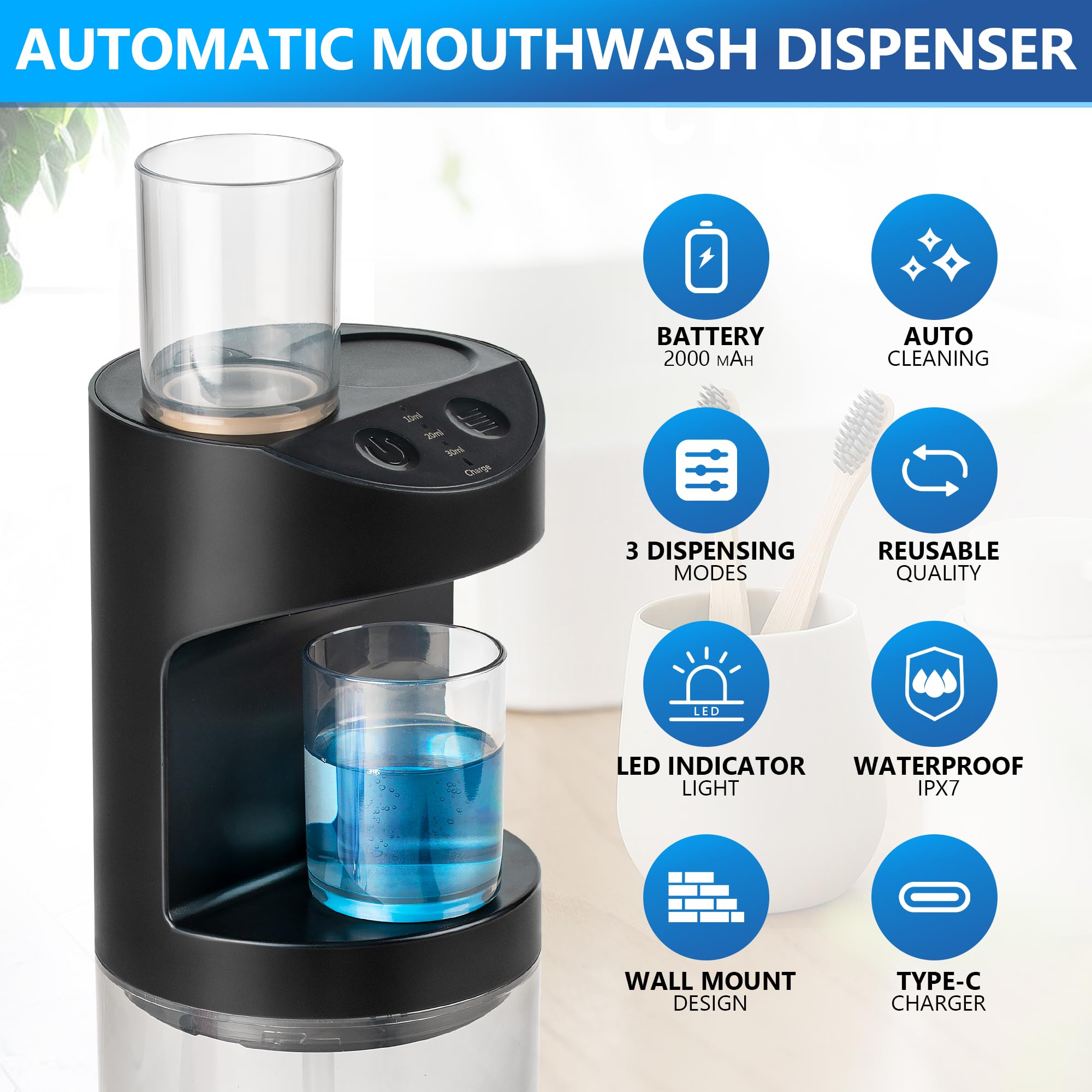 ZOFGENOW rechargeable mechanism reduces battery waste and maintenance.
