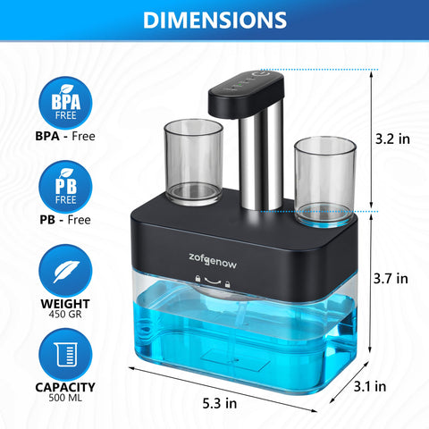 ZOFGENOW rechargeable design reduces waste and avoids frequent battery changes.