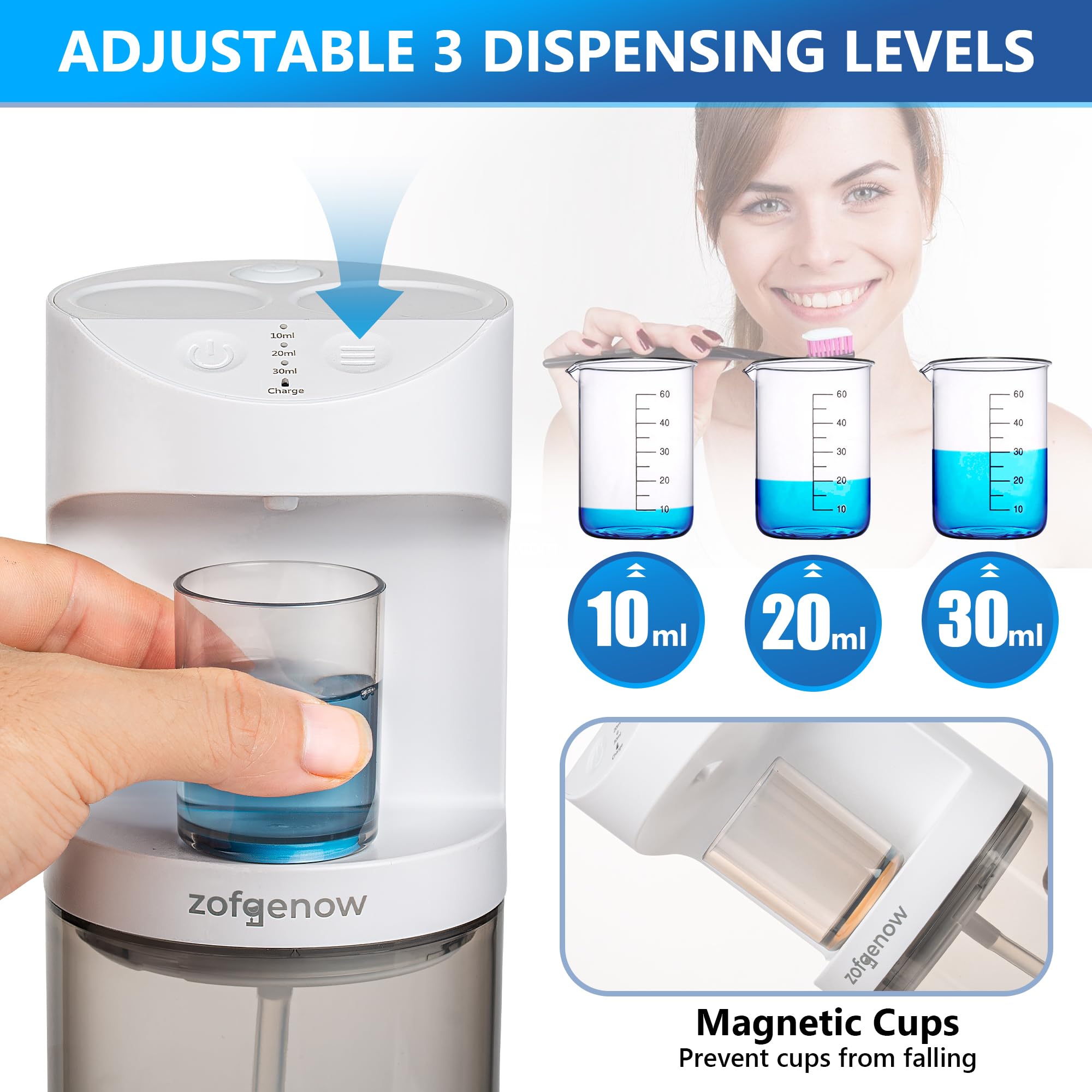 ZOFGENOW three-level dosing offers 10ml, 20ml, and 30ml options.