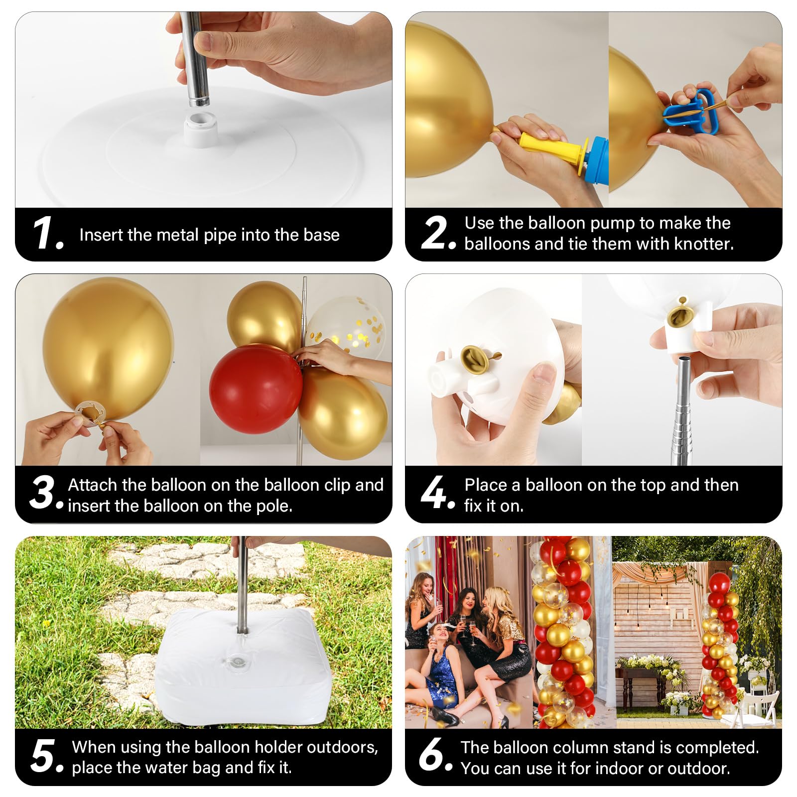 ZOIIWA manual pump enables quick, clean balloon inflation.