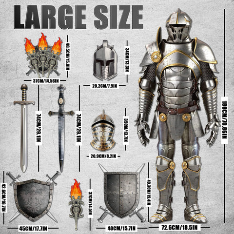 ZOIIWA medieval torch prop – bright, eye-catching accent for photo booths and walls.
