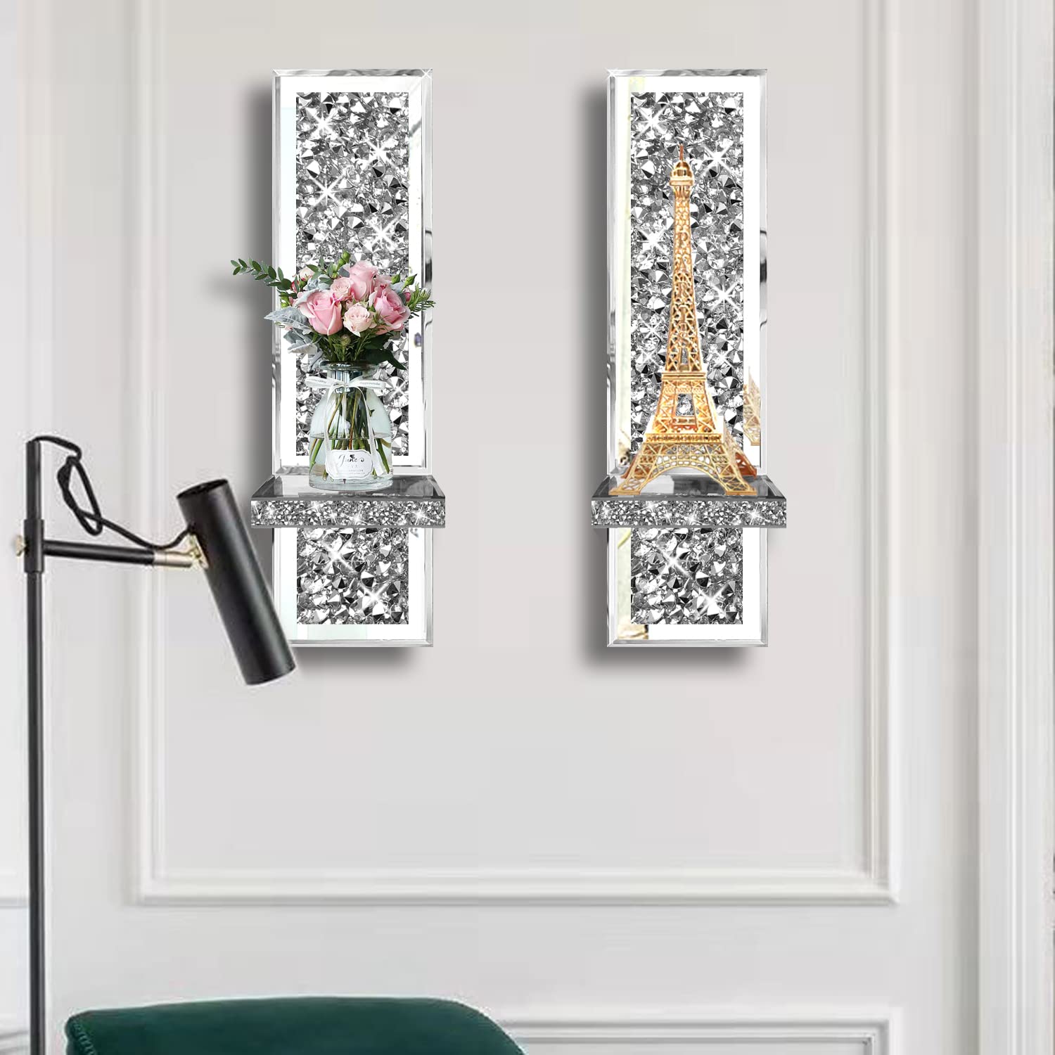 ZOLAPI edge-crystal design adds charming detail to shelves