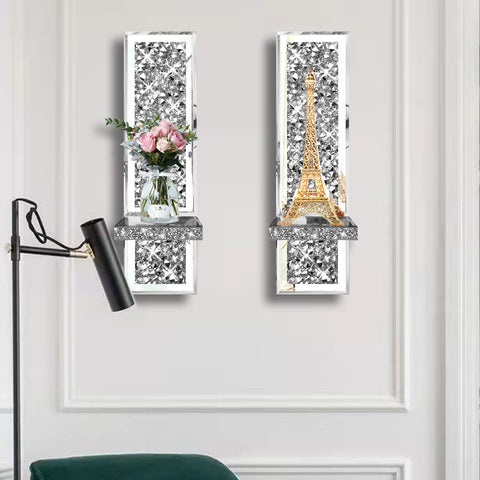 ZOLAPI edge-crystal design adds charming detail to shelves
