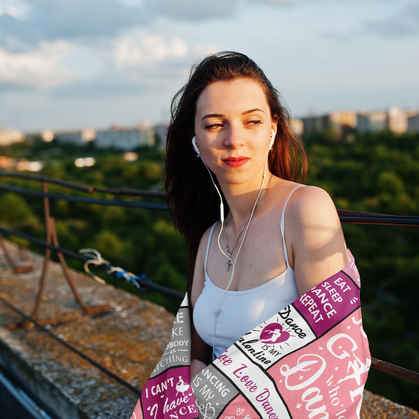Zolumy dancer gifts blanket display highlights premium quality and inspiring design.