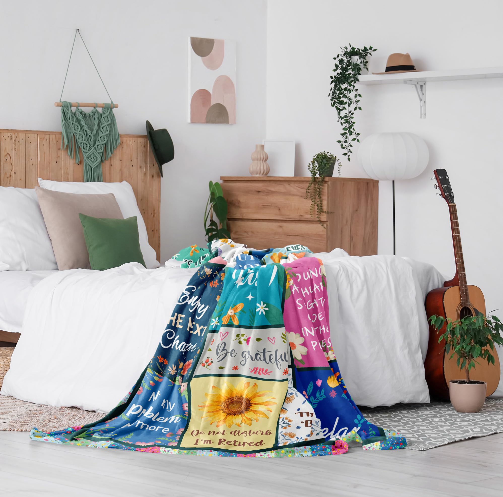Zolumy retirement blanket on sofa adds warmth for relaxing weekends