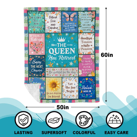 Zolumy retirement blanket suitable for travel and car rides