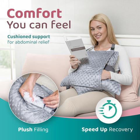 Zomaple lumbar support cradles the torso for gentle rest.