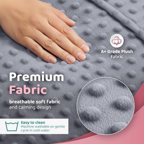 Zomaple soft minky cover provides a breathable, comforting touch.