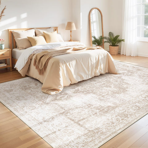 Soft textile detail of Zomfy 8x10 washable rug
