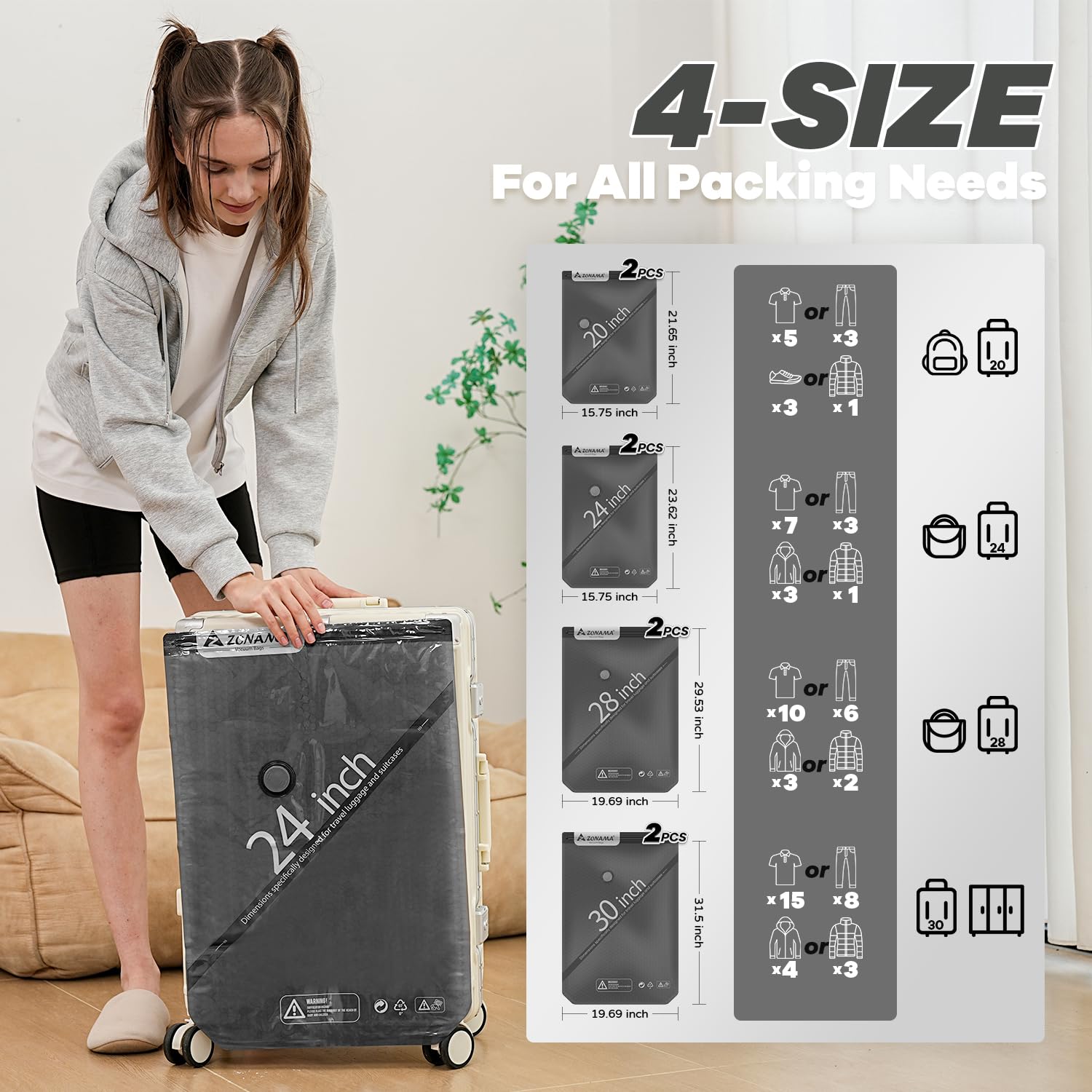 Z Zonama bags with carrying pouch keeping pump and cable organized.