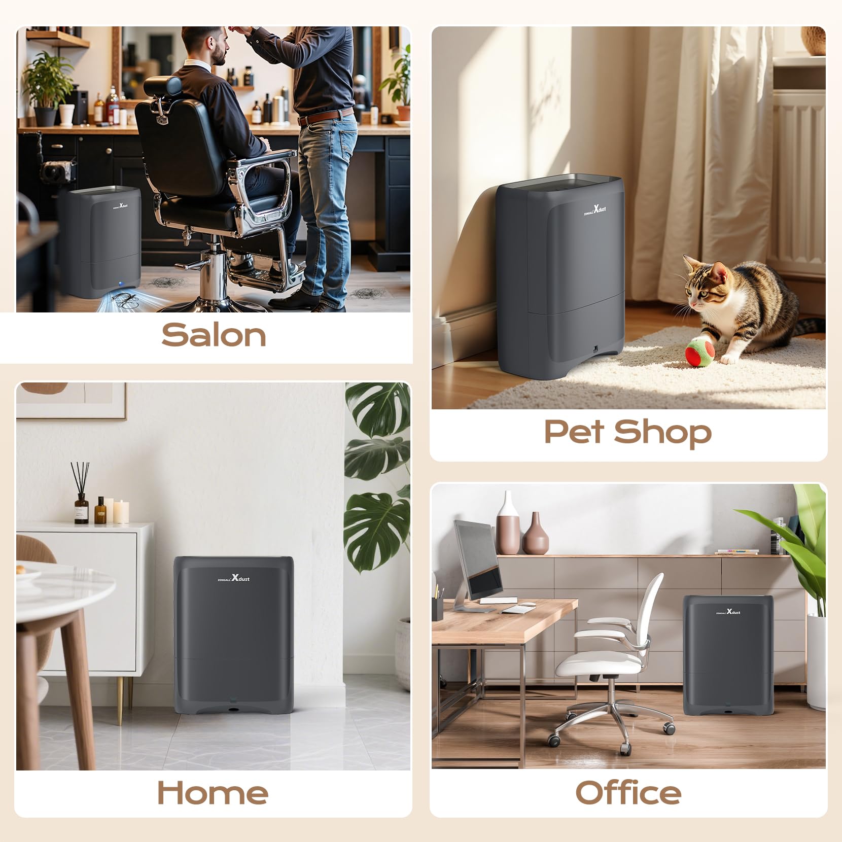 ZONGALL smart control and one-touch clean simplify daily tidying.