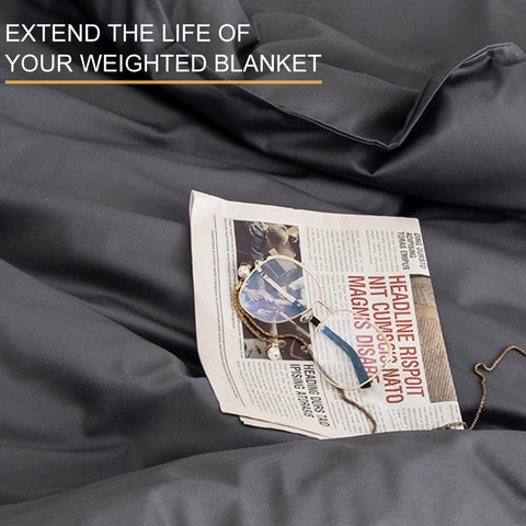 ZonLi duvet cover with eight attachment ties securely holds the blanket in place.