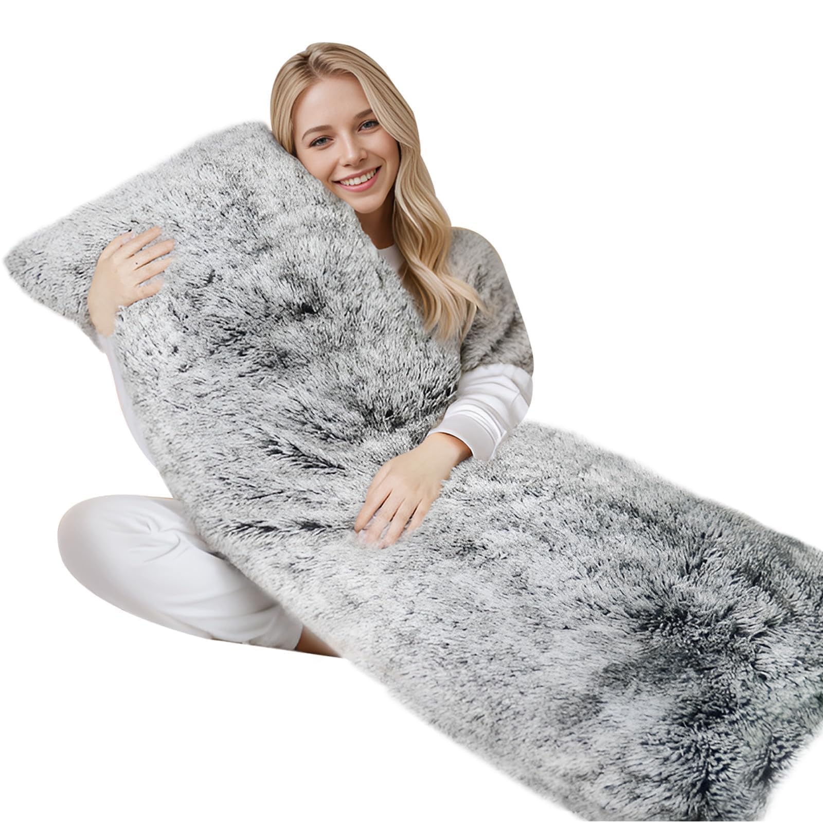 ZonLi Fluffy Body Pillow full-length support for spine alignment.