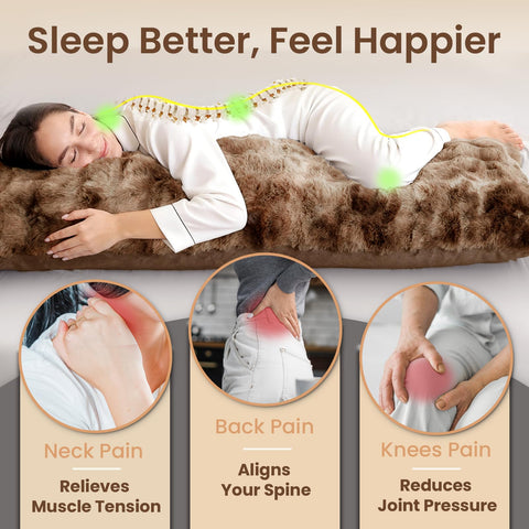 ZonLi pillow inner zipper closeup highlighting adjustable height feature