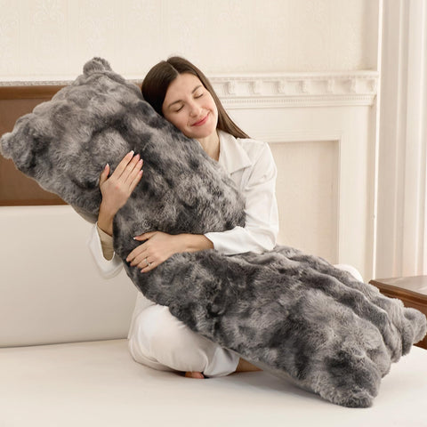 ZonLi fluffy body pillow outer fur for luxurious softness and cozy lounging.