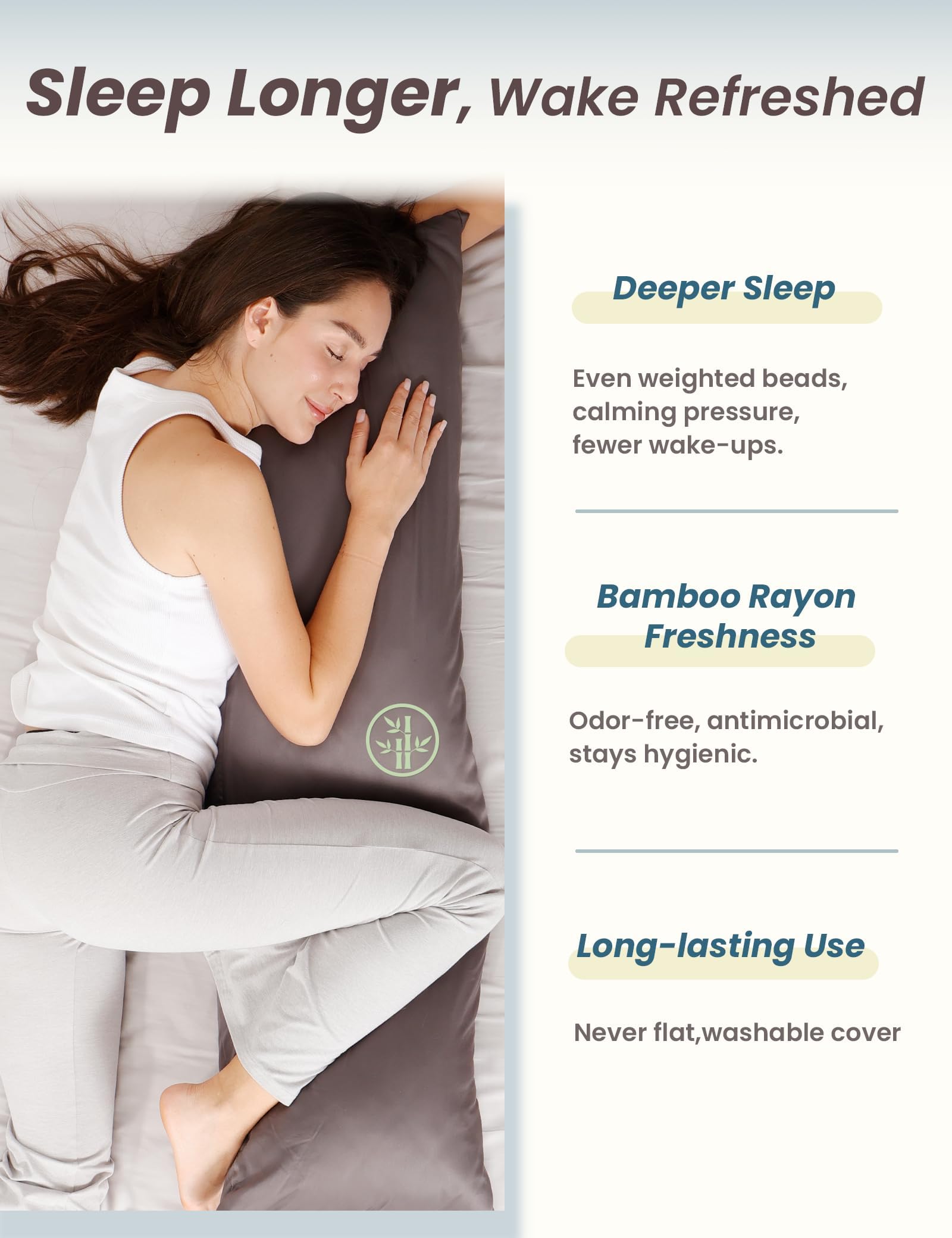 ZonLi memory foam blend provides contouring and plush feel