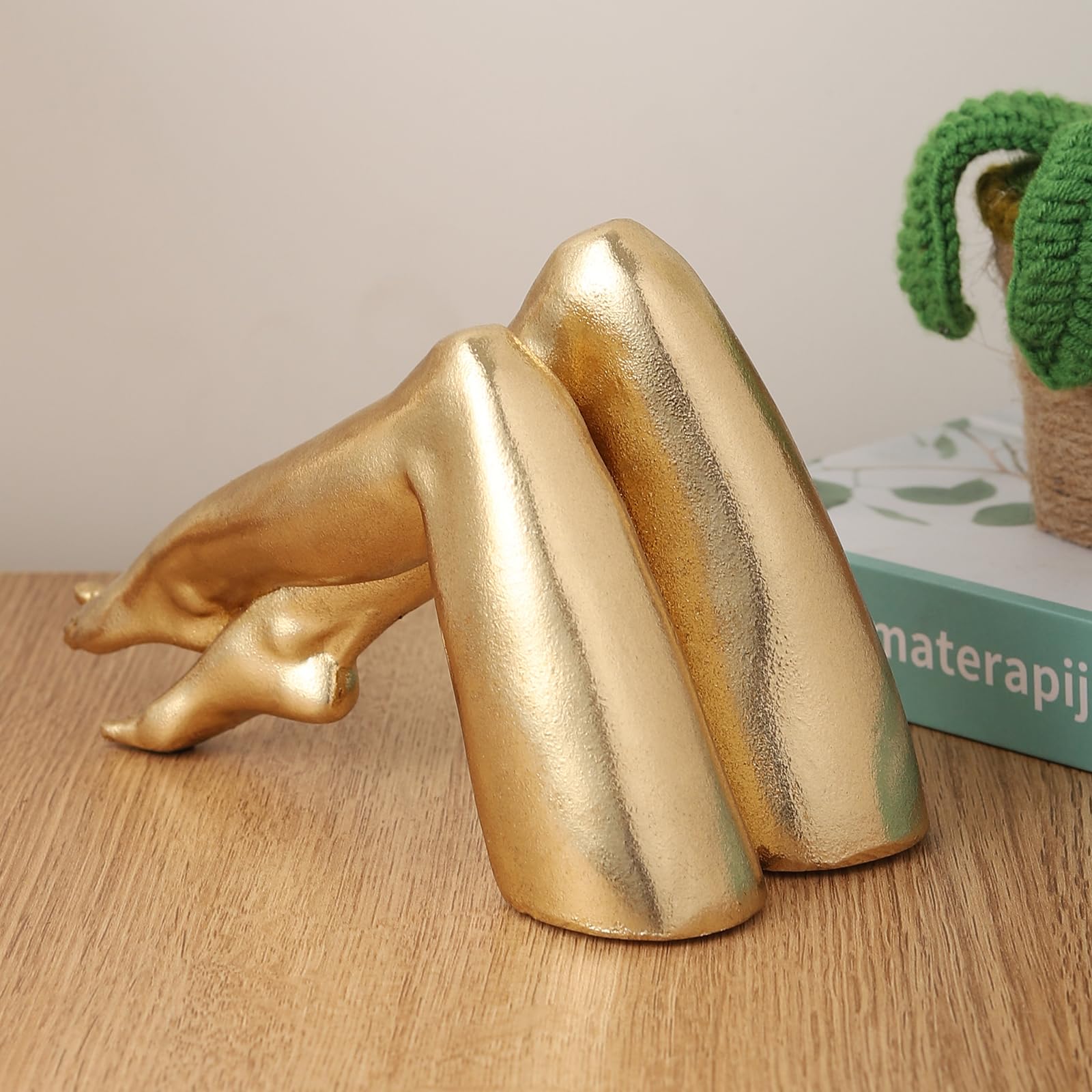 Zonsuli Golden Legs room decor ornament elevates aesthetic on coffee tables or dressers.