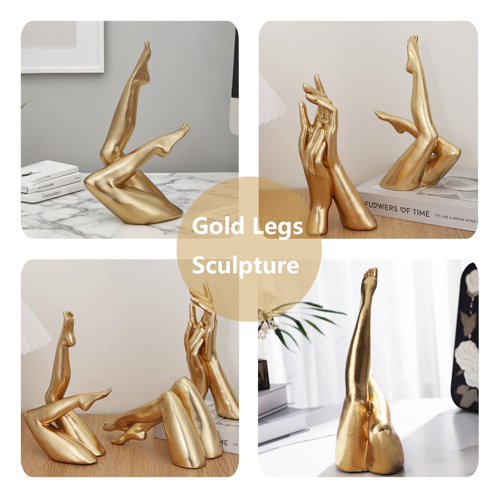 Zonsuli golden legs decor enhances living spaces on tabletops.