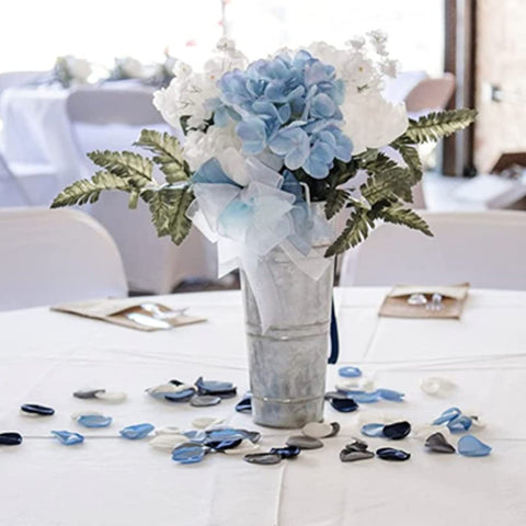 ZOOFOX vase with artificial florals for long-lasting arrangements.