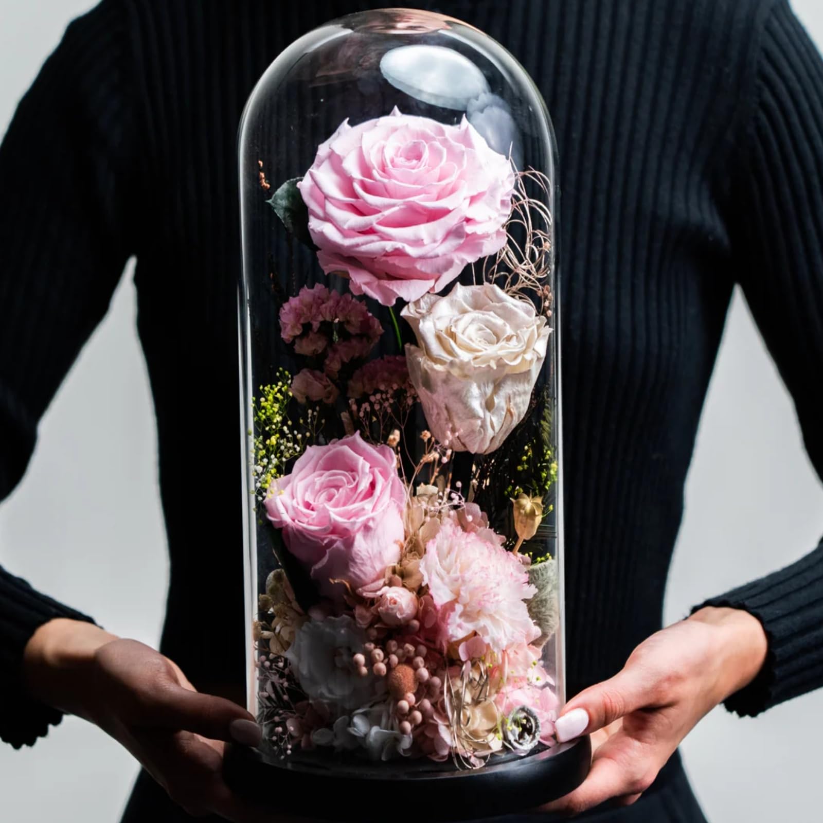 ZOOFOX decorative dome ideal for succulents or fairy lights.