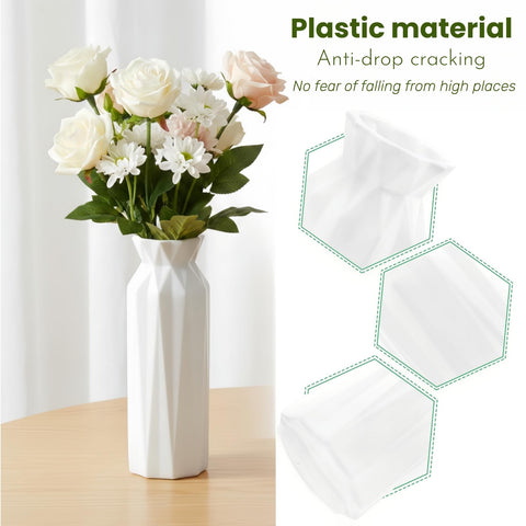 ZOOFOX wedding origami vase white for elegant centerpieces.