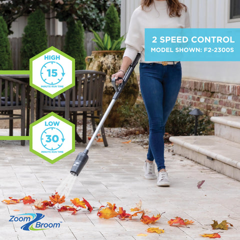 ZoomBroom patio and driveway cleanup for faster outdoor tidying.