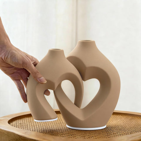Zormon heart vases ideal for wedding decor or housewarming gifts