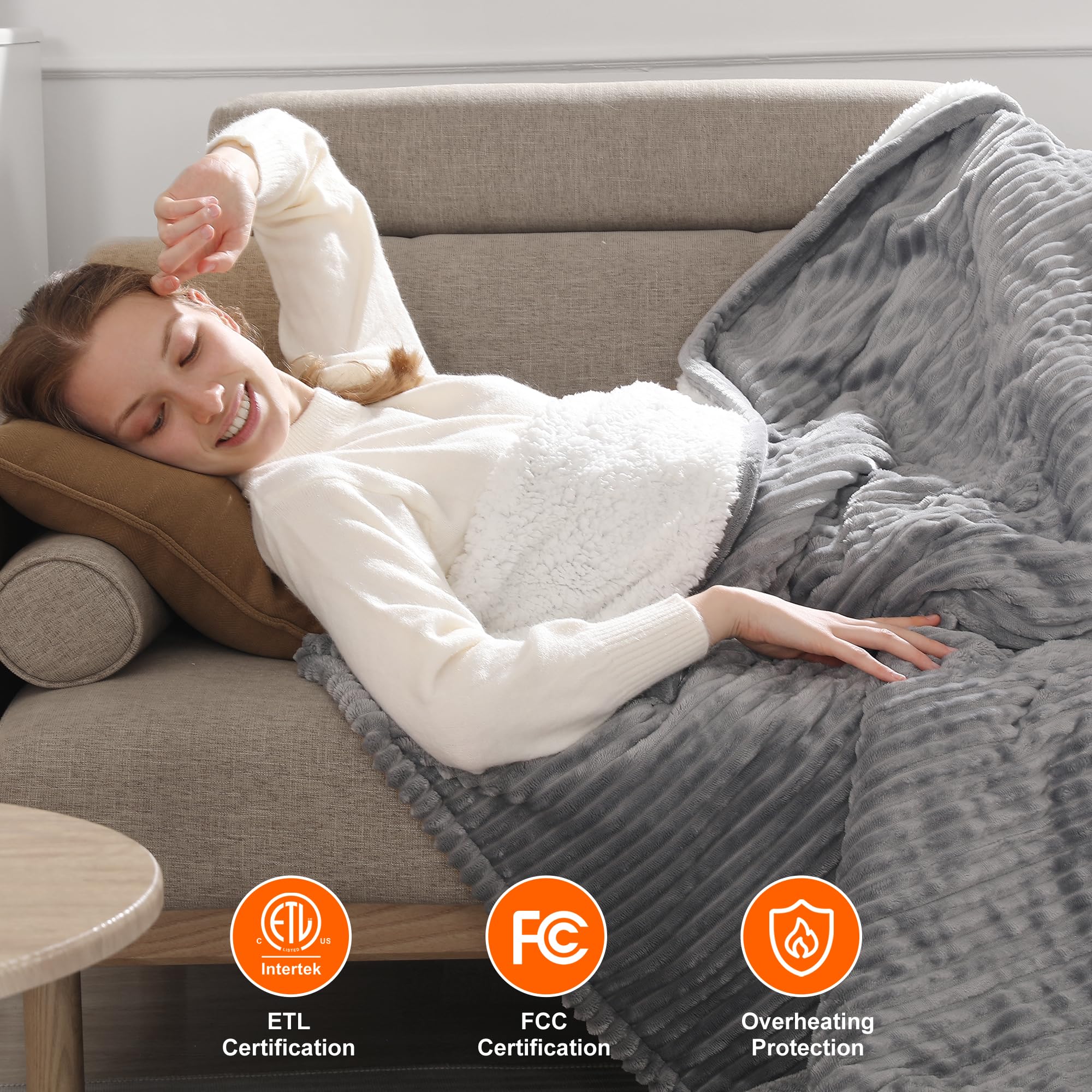 Zorvixia energy-saving 100W blanket lowers electricity use.