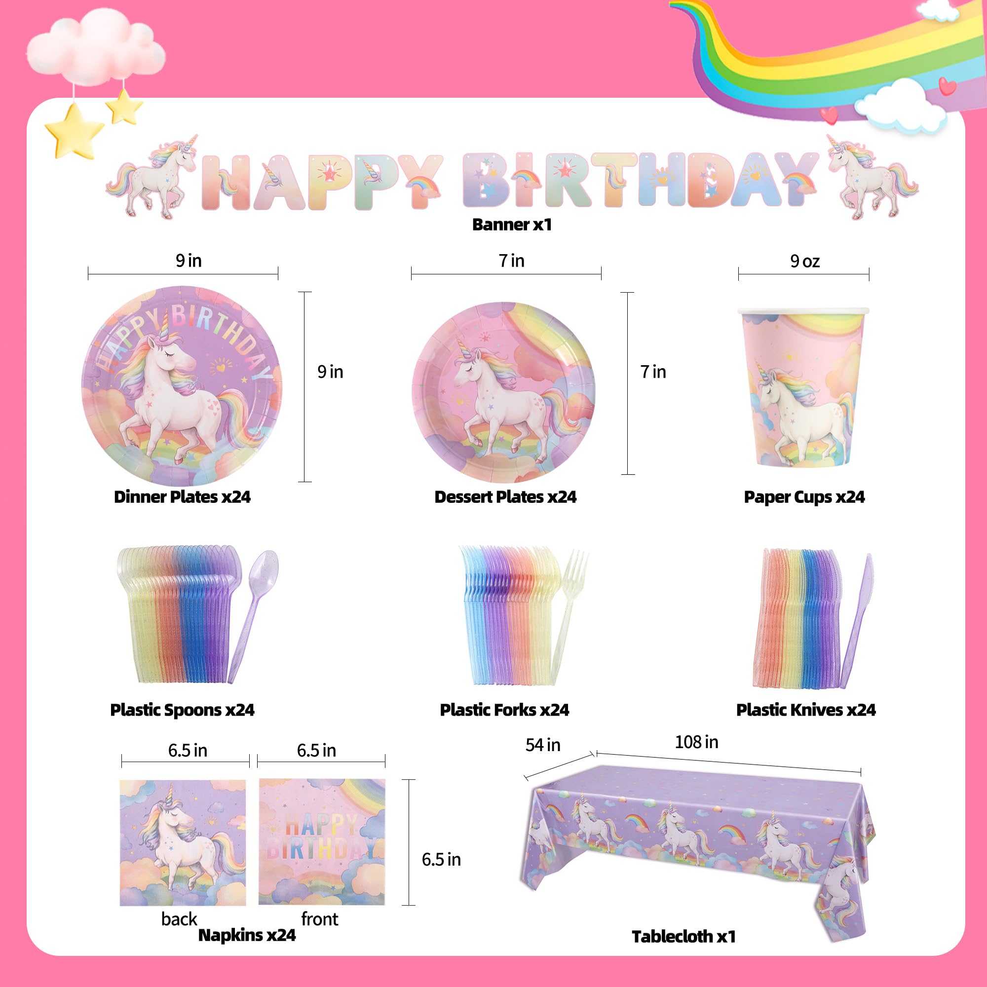 Zotmala unicorn cups 9oz keep drinks colorful and spill-safe for kids