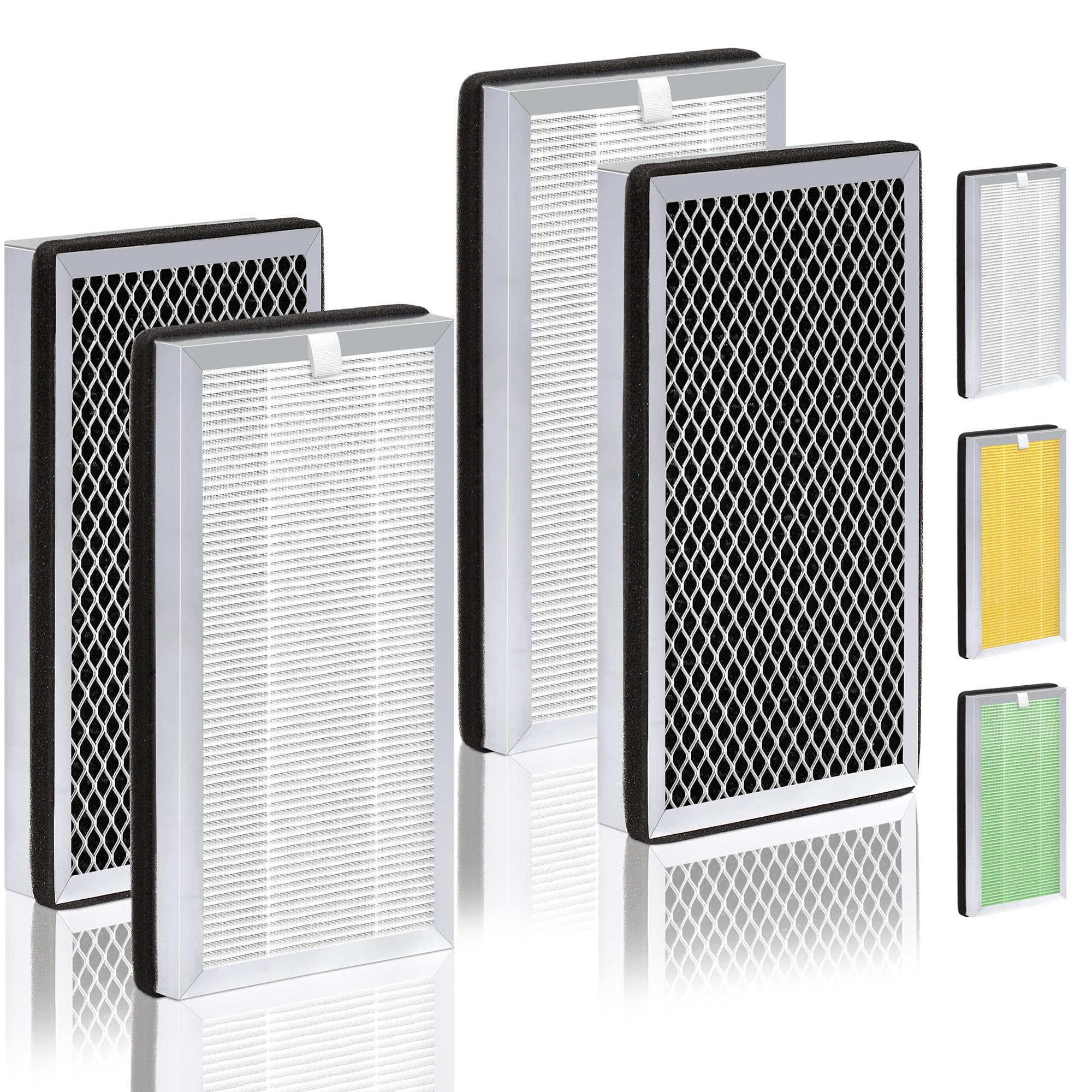 Zouhwaso 4-pack replacement filter for MA Series 15 purifiers improves air freshness