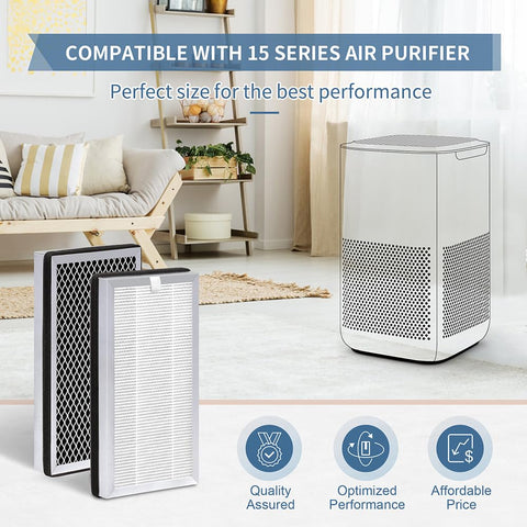 Zouhwaso dense pre-filter guards against large particles before HEPA filtration