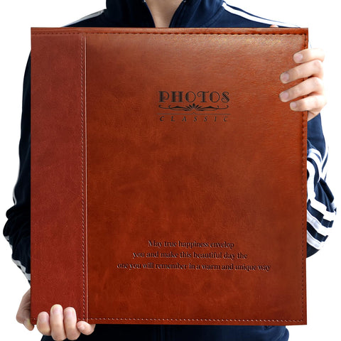 Zoview leather-cover album highlighting premium craftsmanship for treasured memories