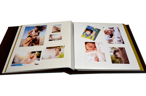 Zoview magnetic self-stick pages secure photos with easy placement