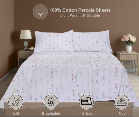 ZOYER Fairy Meadows fitted sheet with 16-pocket demonstrates secure fit on tall mattresses