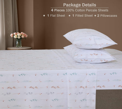 ZOYER Fairy Meadows pillowcases highlight floral print and relaxed, breathable feel