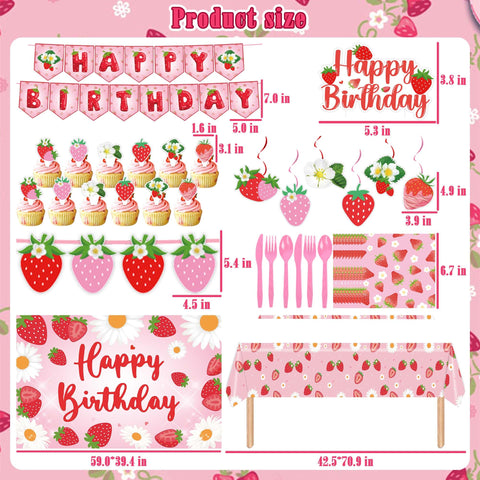 zoyvux strawberry backdrop creates whimsical scenery for photos and gatherings