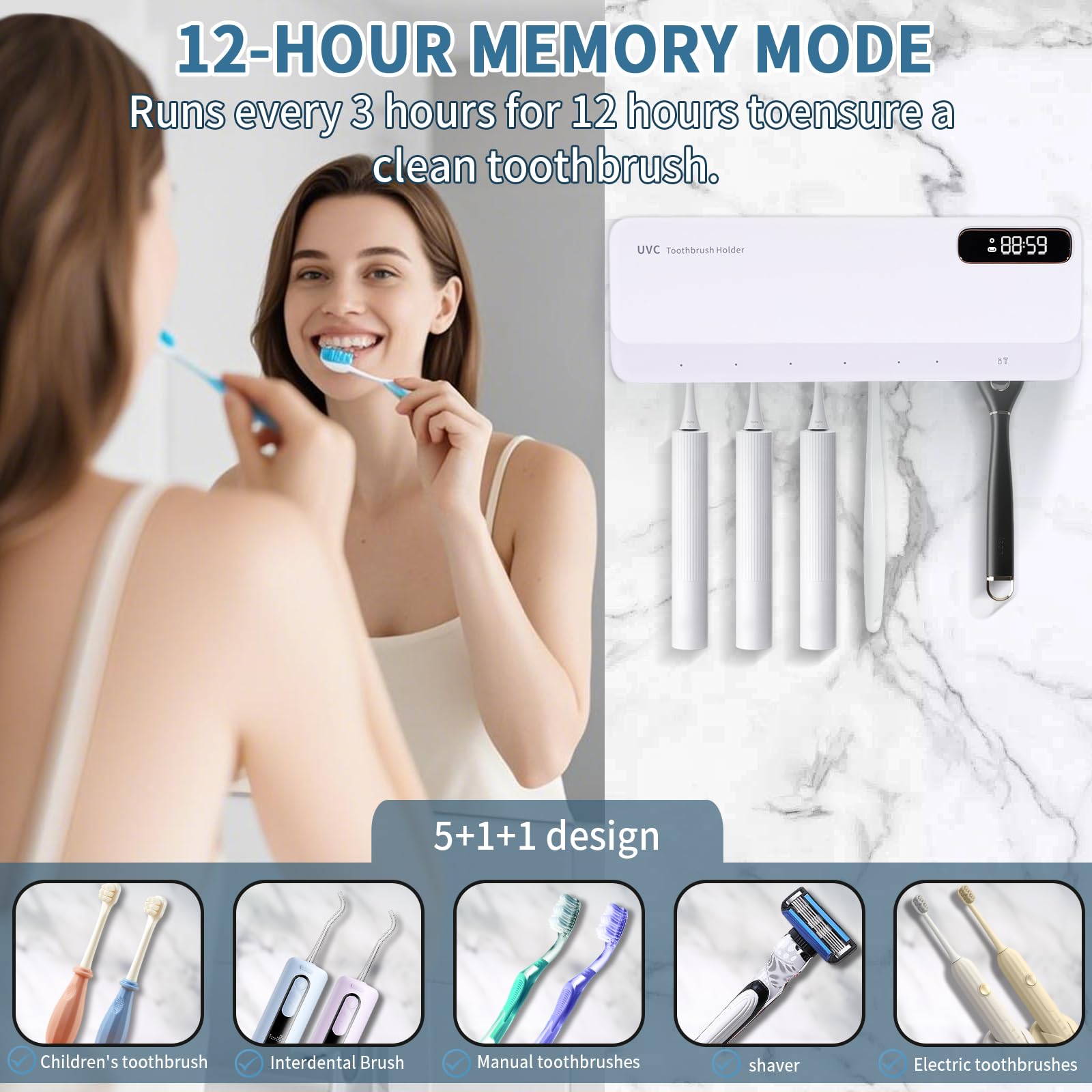 ZOZOO twelve-hour memory auto-cleaning runs on a full charge.