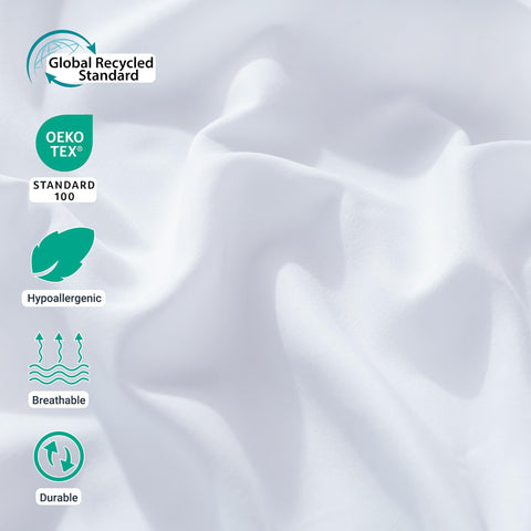ZPECC 24-pack pillow cases displayed on hotel bedding setup.