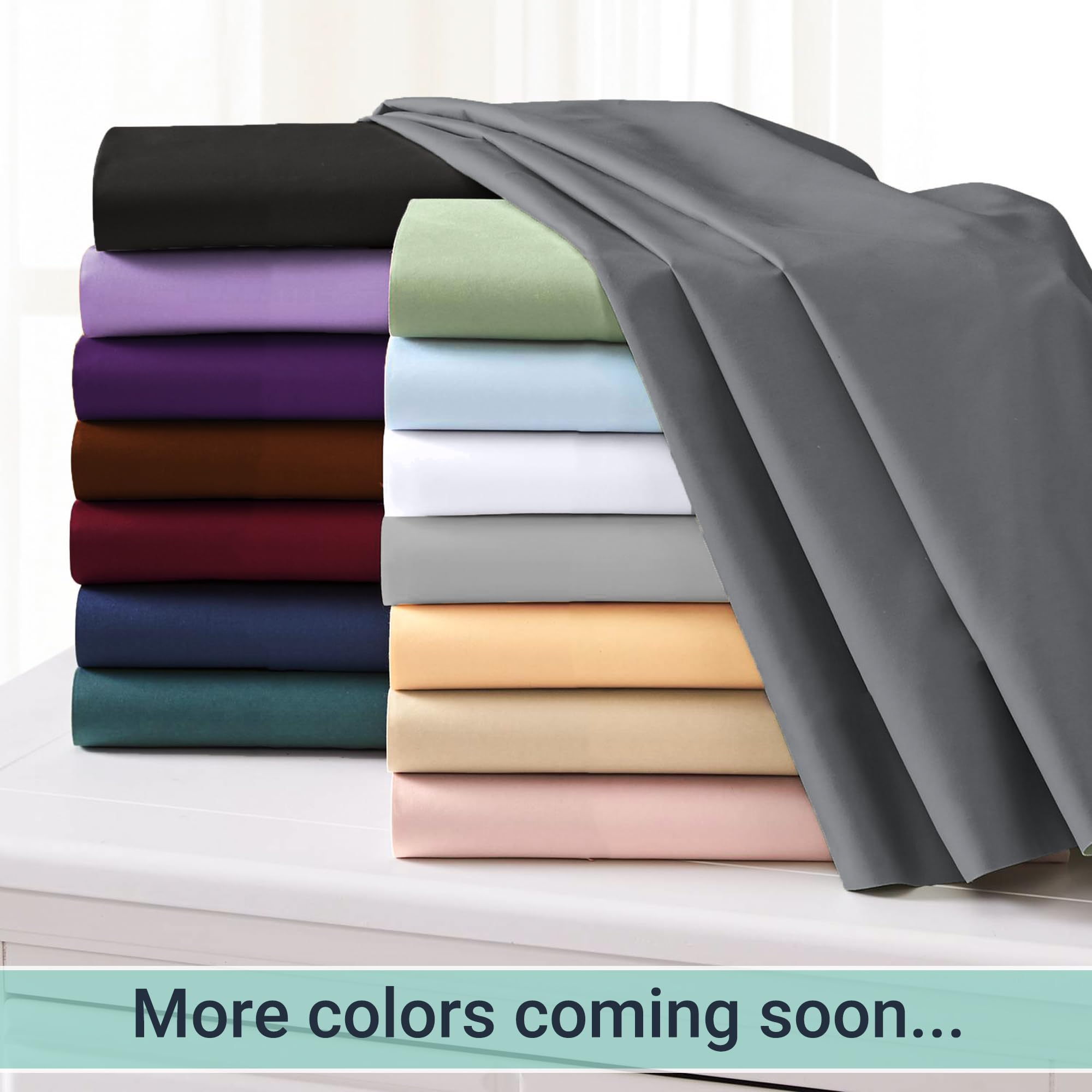 ZPECC durable sheets resist tears and pilling for longer life.