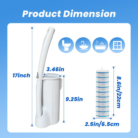 Zpzrxm octagonal sponge head cleans hard-to-reach areas with ease.