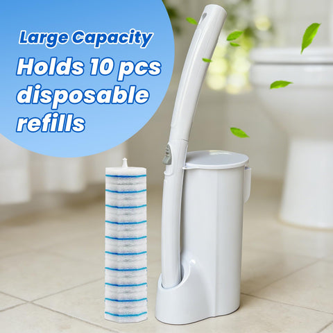 Zpzrxm toilet wand set for simple, space-saving bathroom organization.