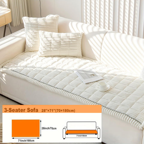 ZQFFB pet couch cover fits most two- or three-cushion sofas with guidance.