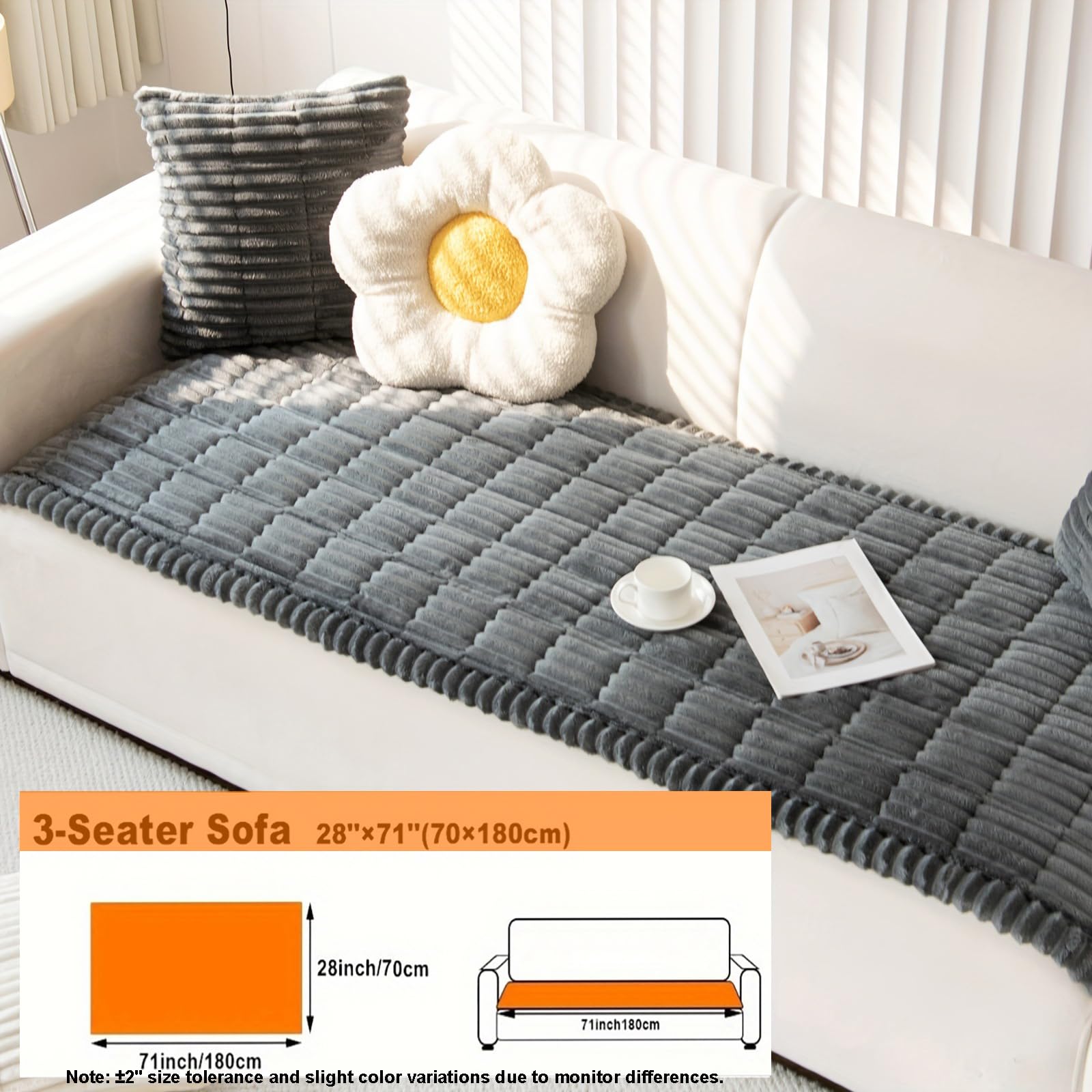 ZQFFB pet couch cover size-guide graphic helps find the perfect fit.