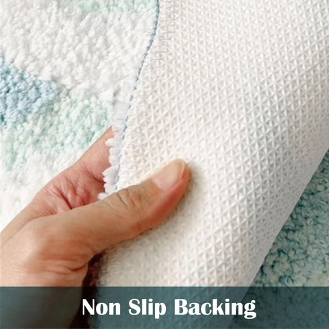 ZSHIFANG Machine washable moss rug stays vibrant after many washes.