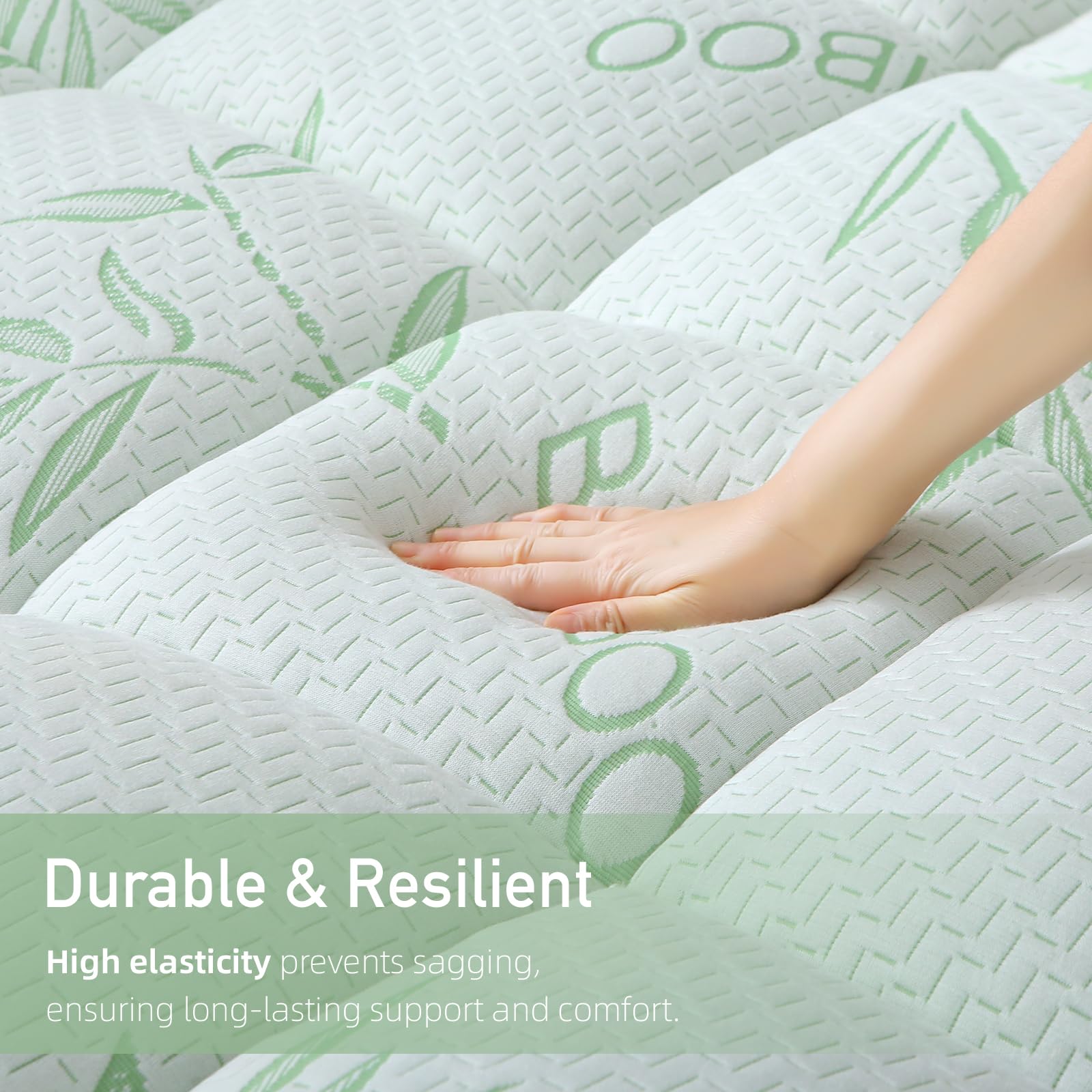 ZTVZTV deep-pocket edge demonstrates secure fit for thick mattresses