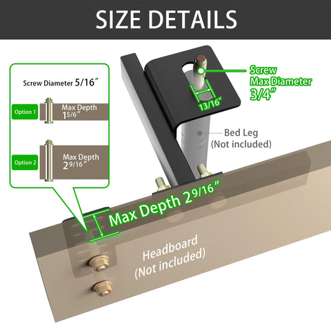 Hardware kit includes eight nuts, eight bolts, and a spanner.
