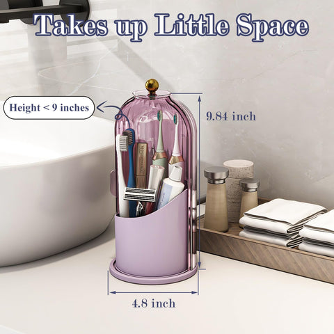 Zufudo durable plastic construction withstands daily bathroom use.