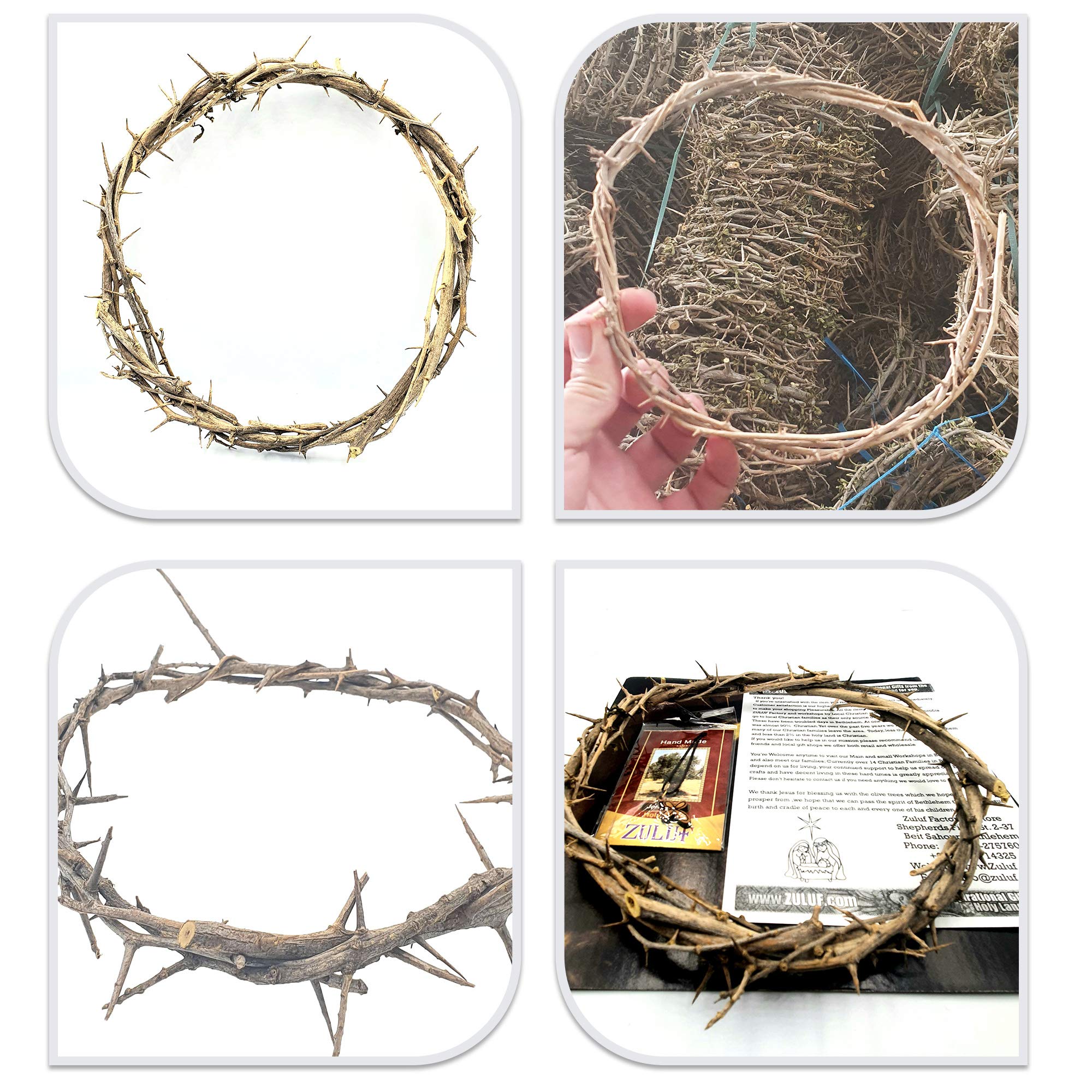 Zuluf Crown of Thorns wall decor for shelves or altars