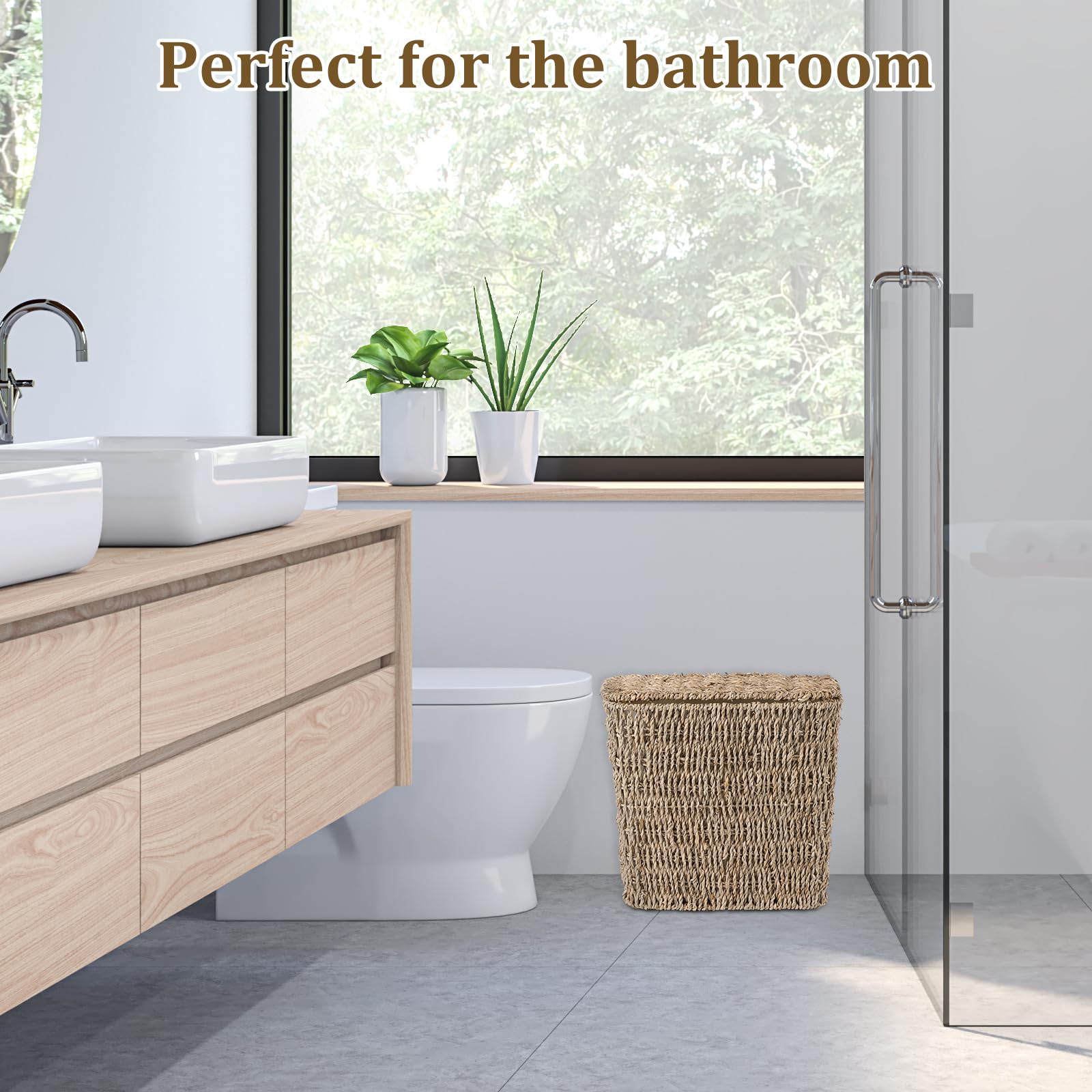 ZUNKNOD multiroom organizer for magazines, cosmetics, or towels.