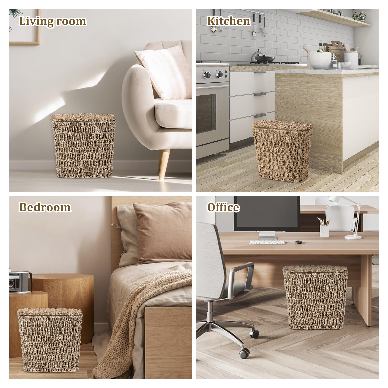 ZUNKNOD natural beige tone complements diverse decors.